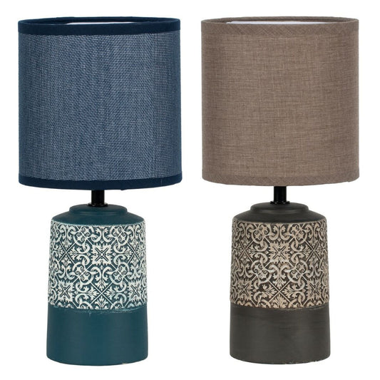Desk lamp DKD Home Decor Ceramic Stoneware 50 W (15 x 15 x 32 cm) (2 Units)-0