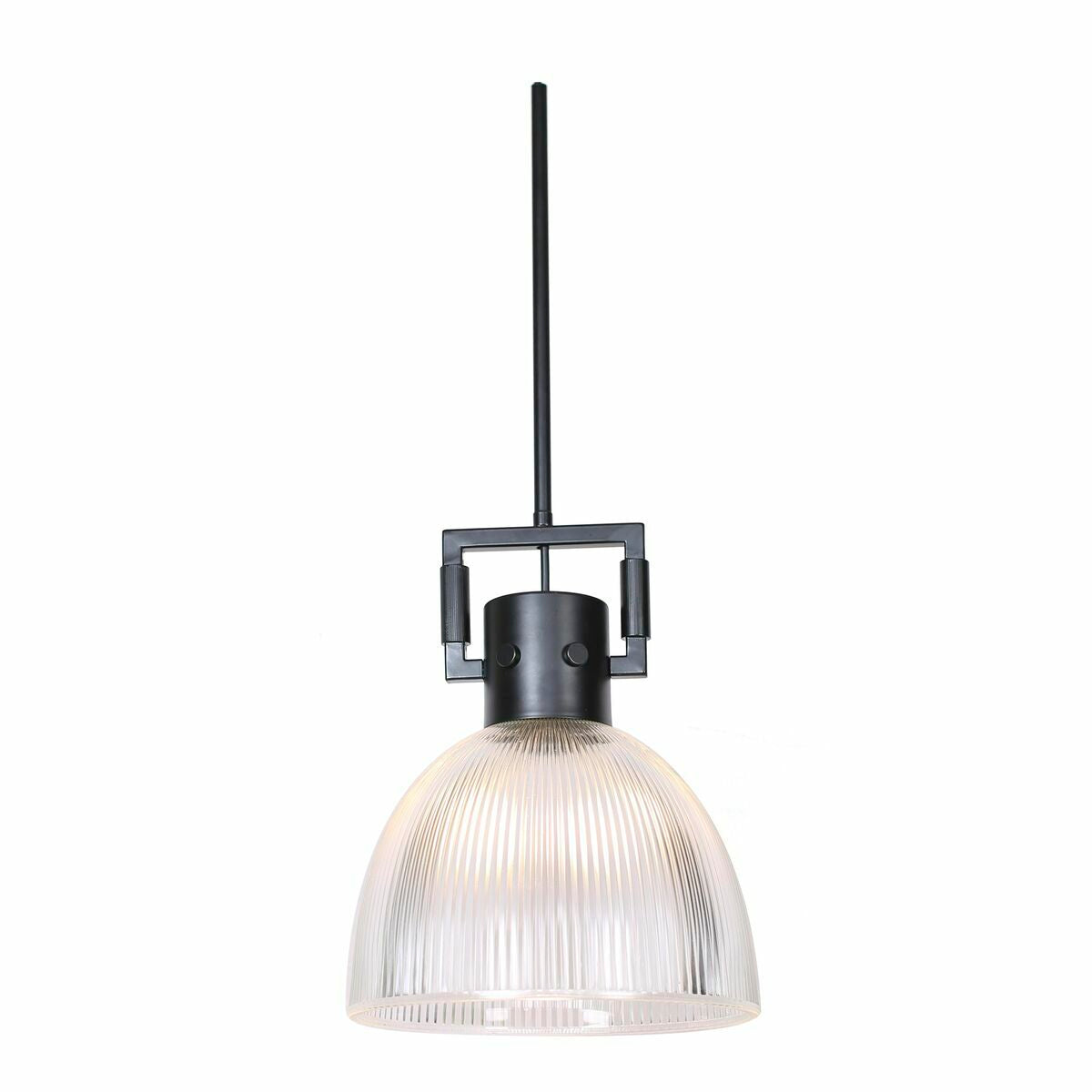 Ceiling Light DKD Home Decor Black Silver Metal Crystal 25,4 x 25,4 x 35,5 cm (2 Units)-1