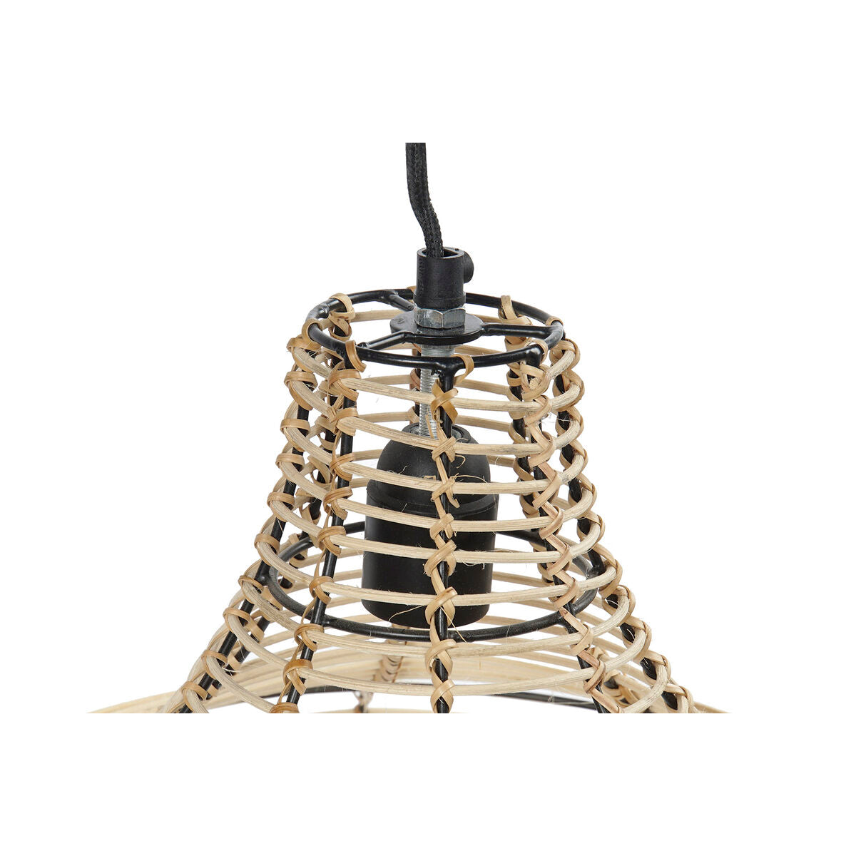Ceiling Light DKD Home Decor Natural Metal 40 W Jute (45 x 45 x 36 cm)-1