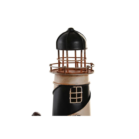 Table clock DKD Home Decor Black Red Headlight Vintage (2 Units)-1