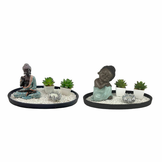 Decorative Figure DKD Home Decor 32 x 16,5 x 15,5 cm Oriental Garden (2 Units)-0