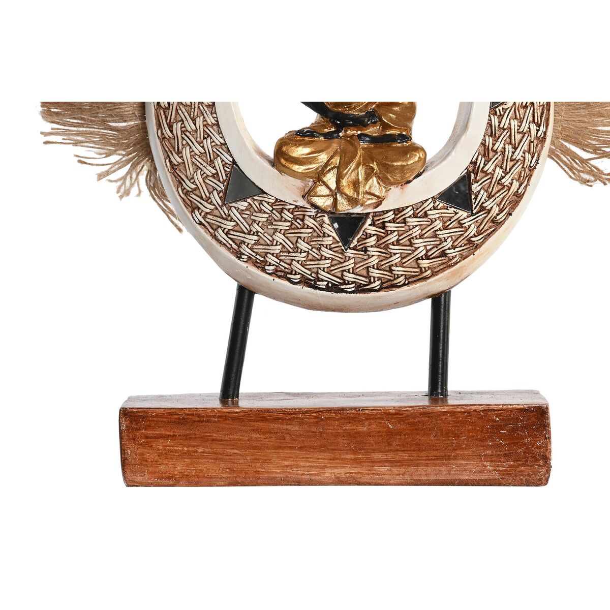 Decorative Figure DKD Home Decor 18,5 x 5,6 x 30,5 cm Beige Blue Buddha Oriental (2 Units)-1
