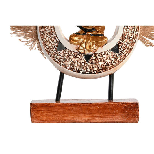 Decorative Figure DKD Home Decor 18,5 x 5,6 x 30,5 cm Beige Blue Buddha Oriental (2 Units)-1