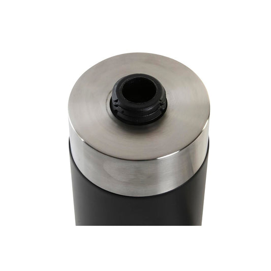 Soap Dispenser DKD Home Decor Silver Black Stainless steel Resin 7 x 7 x 17 cm-1