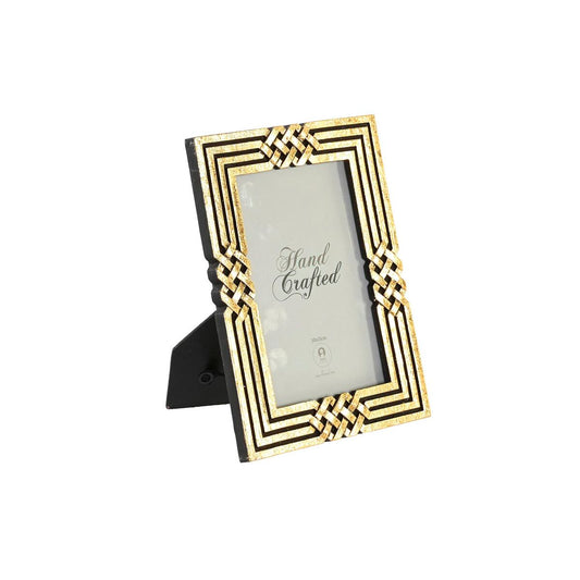 Photo frame DKD Home Decor 17 x 1,5 x 22 cm Golden Resin Neoclassical-0