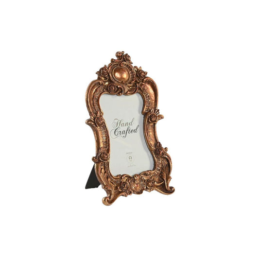 Photo frame DKD Home Decor 15 x 2 x 25 cm Golden Resin-0