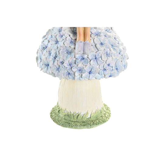 Decorative Figure DKD Home Decor Blue Pink Lilac Fairy 9,5 x 8 x 17 cm (3 Pieces)-1