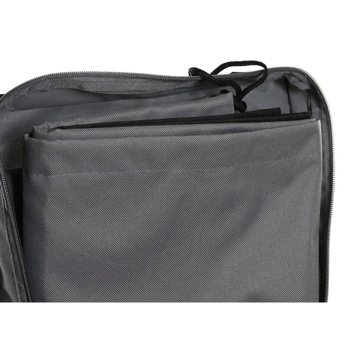 Protective Case DKD Home Decor Table Black Aluminium Dark grey (200 x 130 x 60 cm)-2
