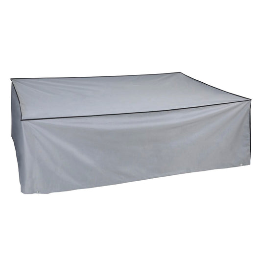 Protective Case DKD Home Decor Table Black Aluminium Dark grey (200 x 130 x 60 cm)-1