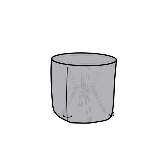 Protective Case DKD Home Decor Table Black Aluminium Dark grey (132 x 132 x 75 cm)-0