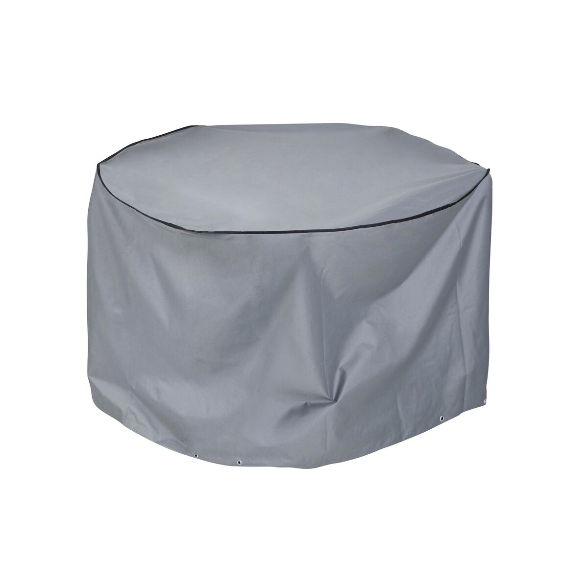 Protective Case DKD Home Decor Table Black Aluminium Dark grey (132 x 132 x 75 cm)-1
