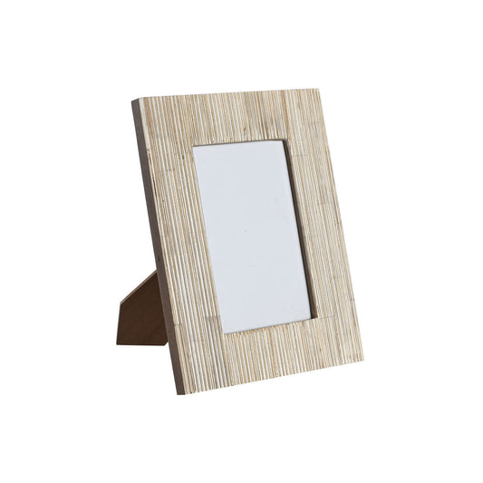 Photo frame DKD Home Decor 17 x 1,8 x 21,5 cm Cream Bone Resin Colonial-0