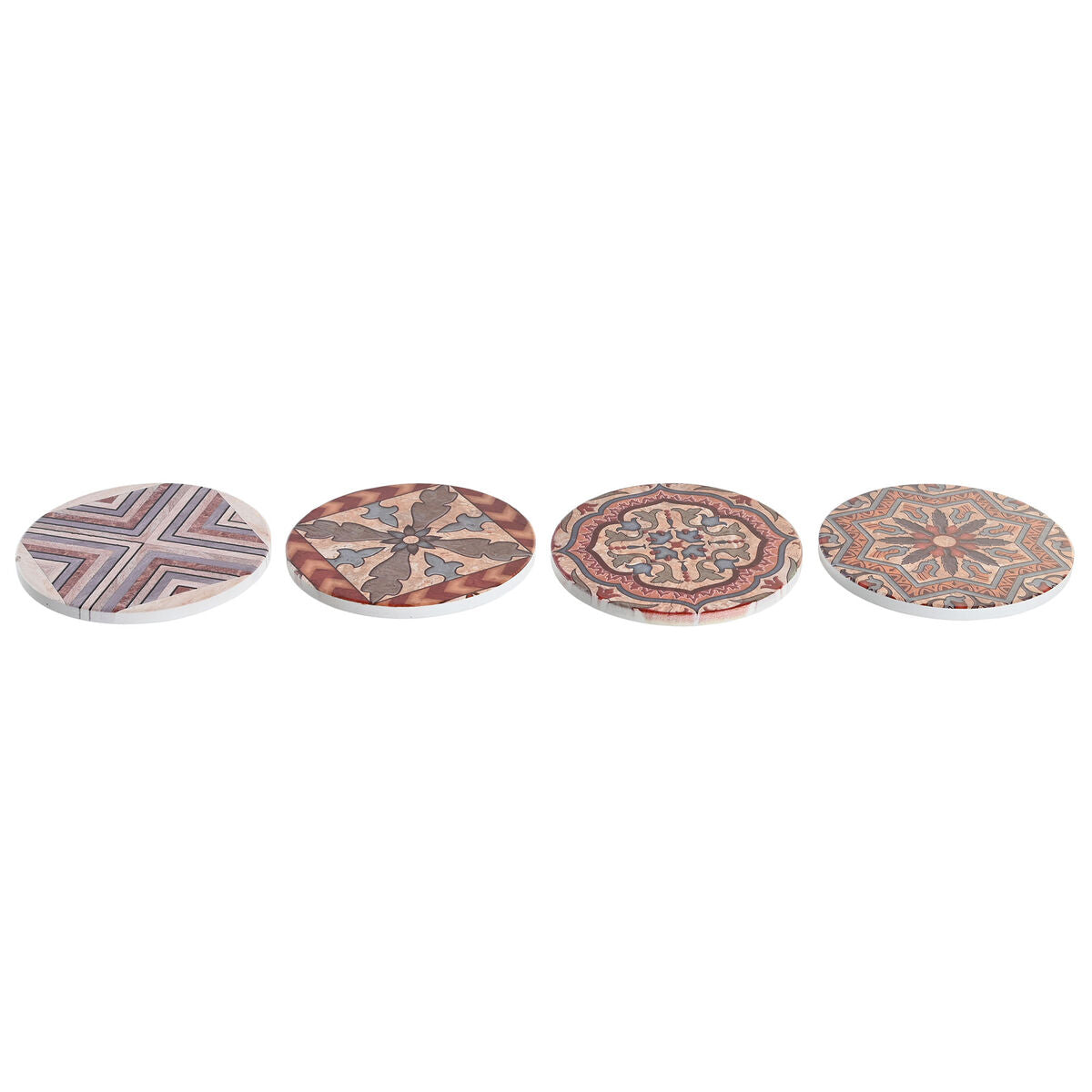 Coasters DKD Home Decor 10,8 x 10,8 x 0,7 cm-2