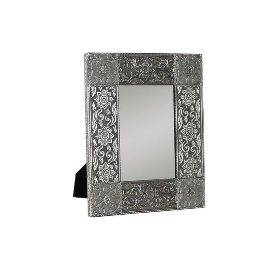 Photo frame DKD Home Decor 20 x 1 x 25 cm Champagne Wood Aluminium Indian Man-0