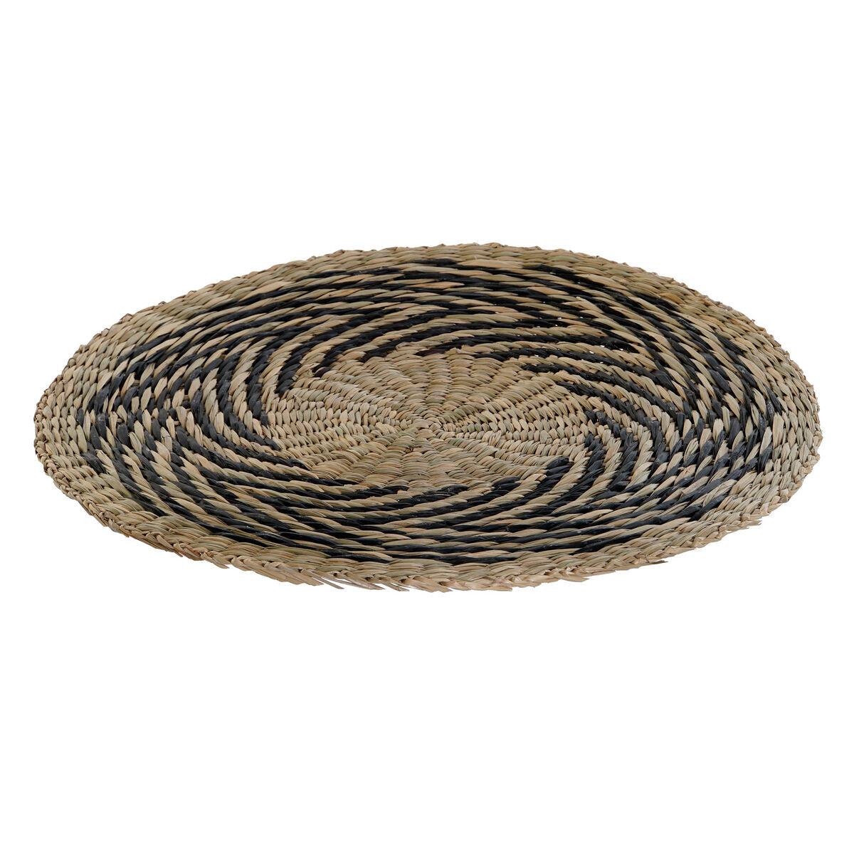 Table Mat DKD Home Decor Black Natural 38 x 38 x 1 cm-2