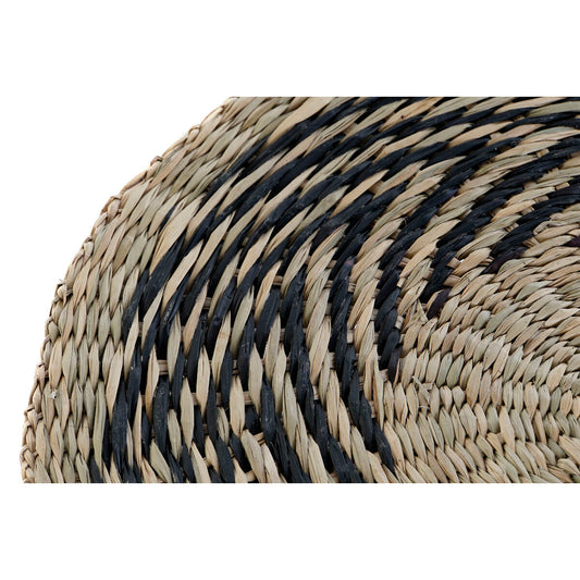 Table Mat DKD Home Decor Black Natural 38 x 38 x 1 cm-1