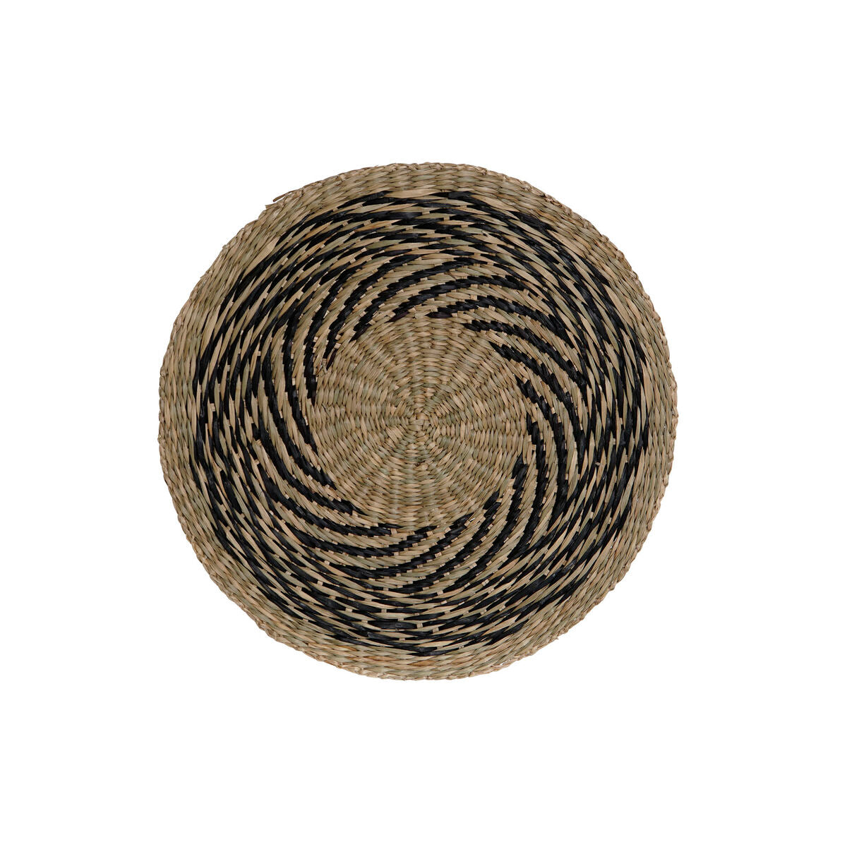 Table Mat DKD Home Decor Black Natural 38 x 38 x 1 cm-0