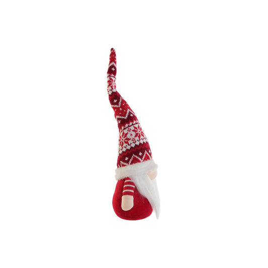 Christmas bauble DKD Home Decor White Red Gnome 16 x 11 x 42 cm (2 Units)-1