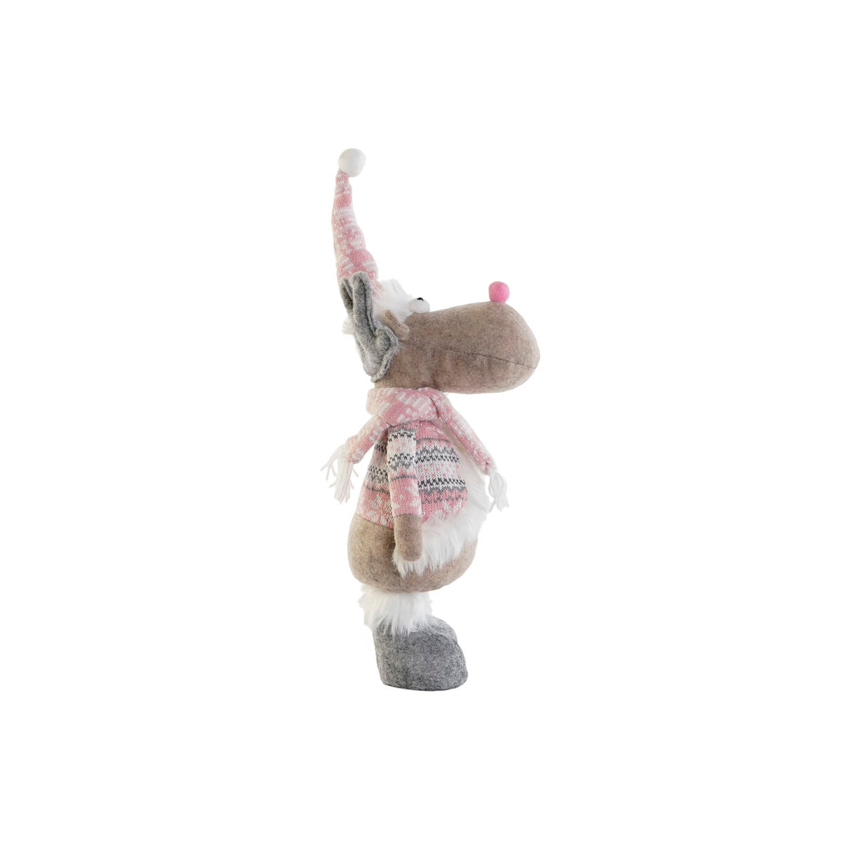 Christmas bauble DKD Home Decor Multicolour Reindeer 16,5 x 11,4 x 40,6 cm (2 Units)-1