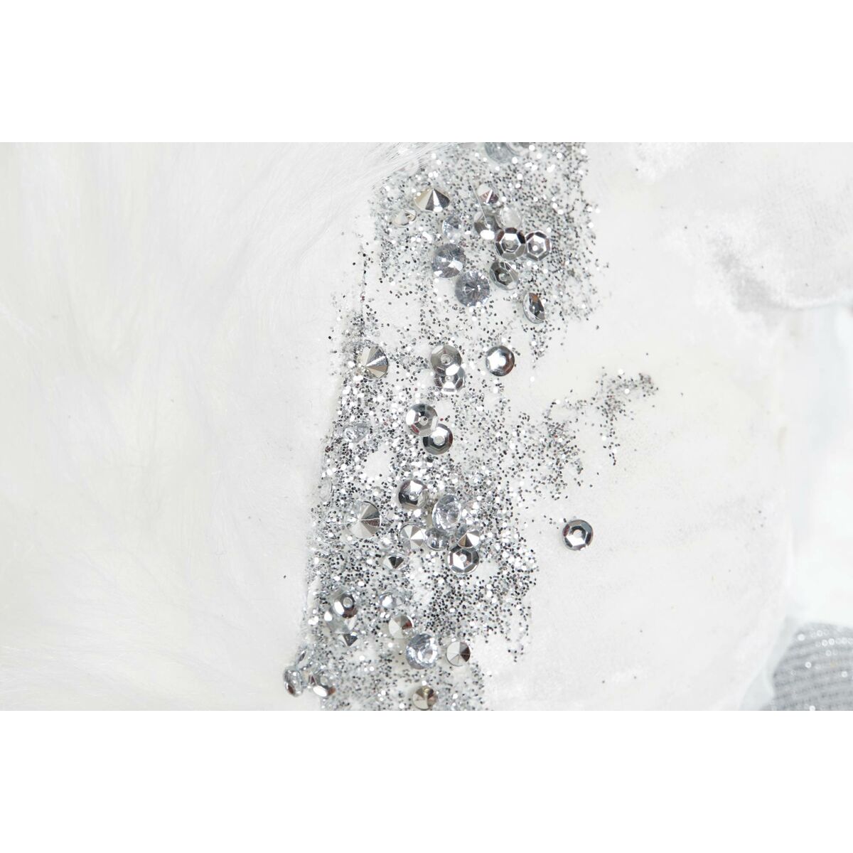 Christmas bauble DKD Home Decor White Squirrel 22 x 11 x 22 cm (2 Units)-1