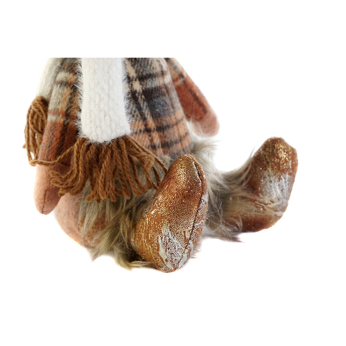 Christmas bauble DKD Home Decor Brown Reindeer 13 x 12 x 25 cm (2 Units)-2