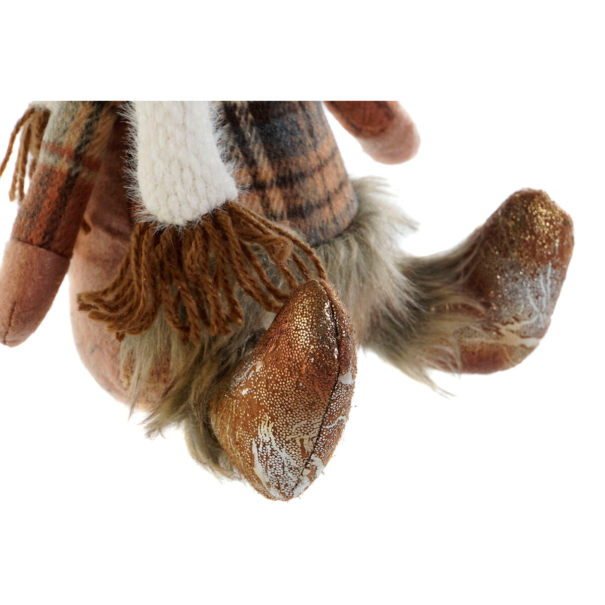 Christmas bauble DKD Home Decor Brown Reindeer 14 x 12 x 35 cm (2 Units)-1