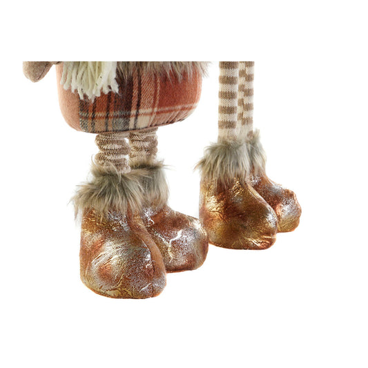 Christmas bauble DKD Home Decor Brown Reindeer 18 x 17 x 48 cm (2 Units)-1