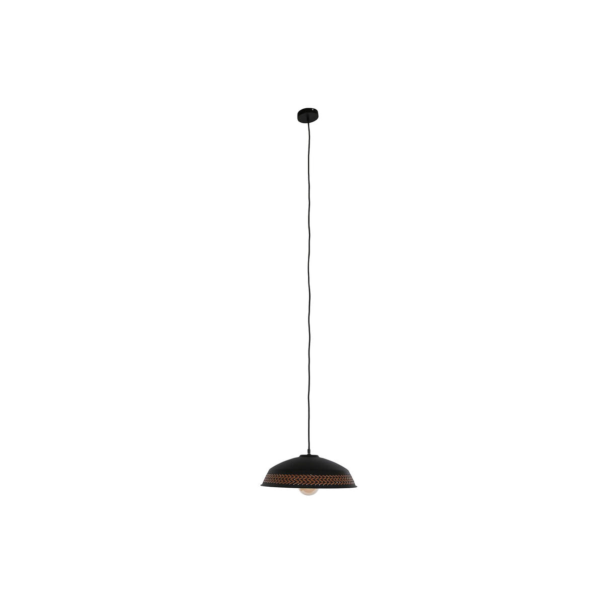 Ceiling Light DKD Home Decor Brown Black Cream Metal 50 W 42 x 42 x 24 cm (2 Units)-4