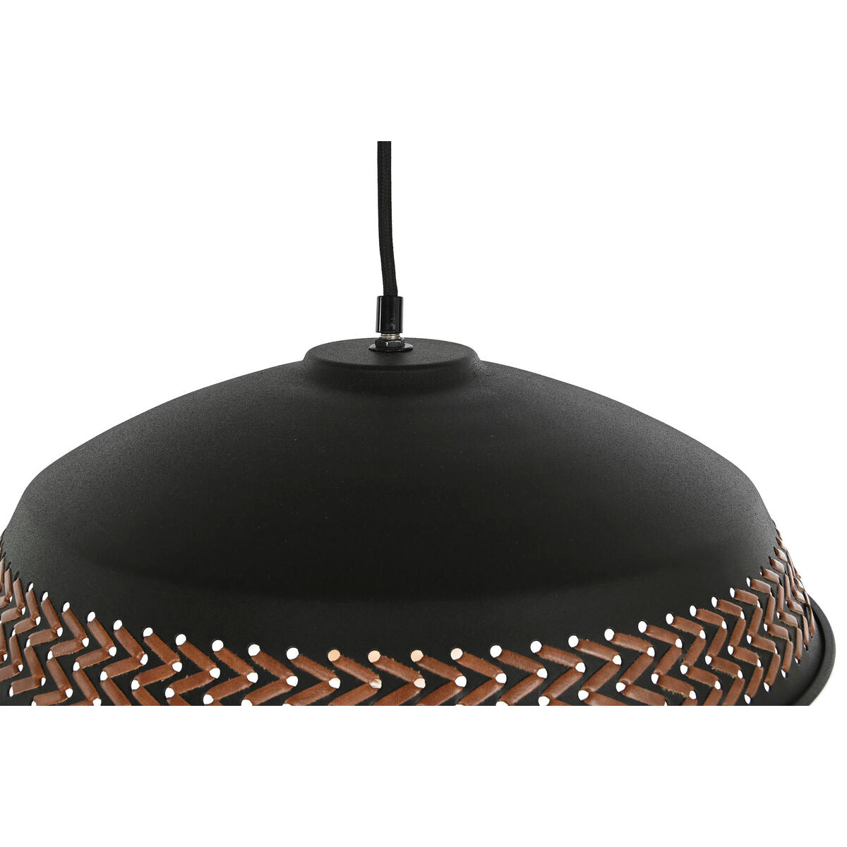 Ceiling Light DKD Home Decor Brown Black Cream Metal 50 W 42 x 42 x 24 cm (2 Units)-3