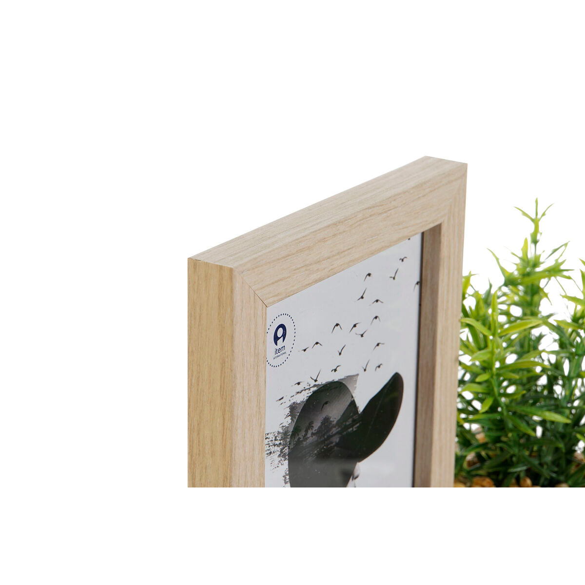 Photo frame Home ESPRIT Natural MDF Wood Scandinavian 25 x 7 x 19 cm-3