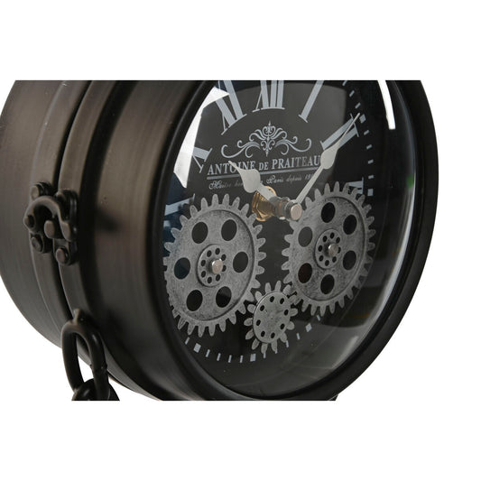 Table clock Home ESPRIT Black Silver-1