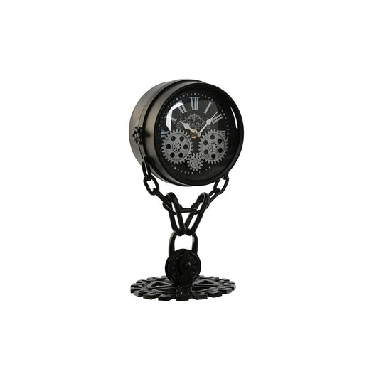 Table clock Home ESPRIT Black Silver-0