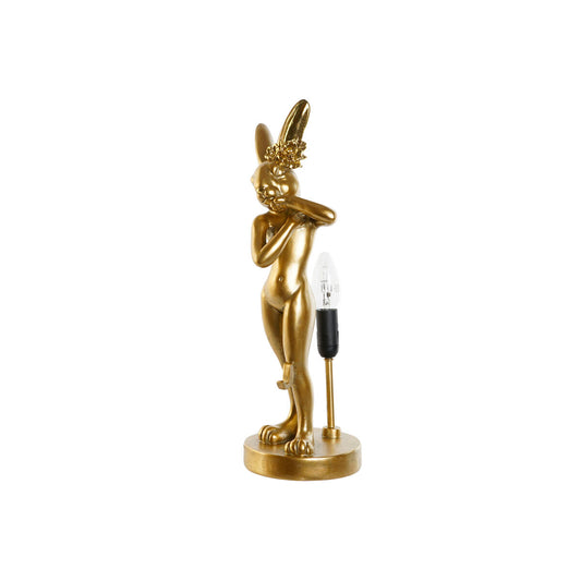Desk lamp Home ESPRIT Black Golden Resin 40 W 220 V 16 x 16 x 43 cm-1