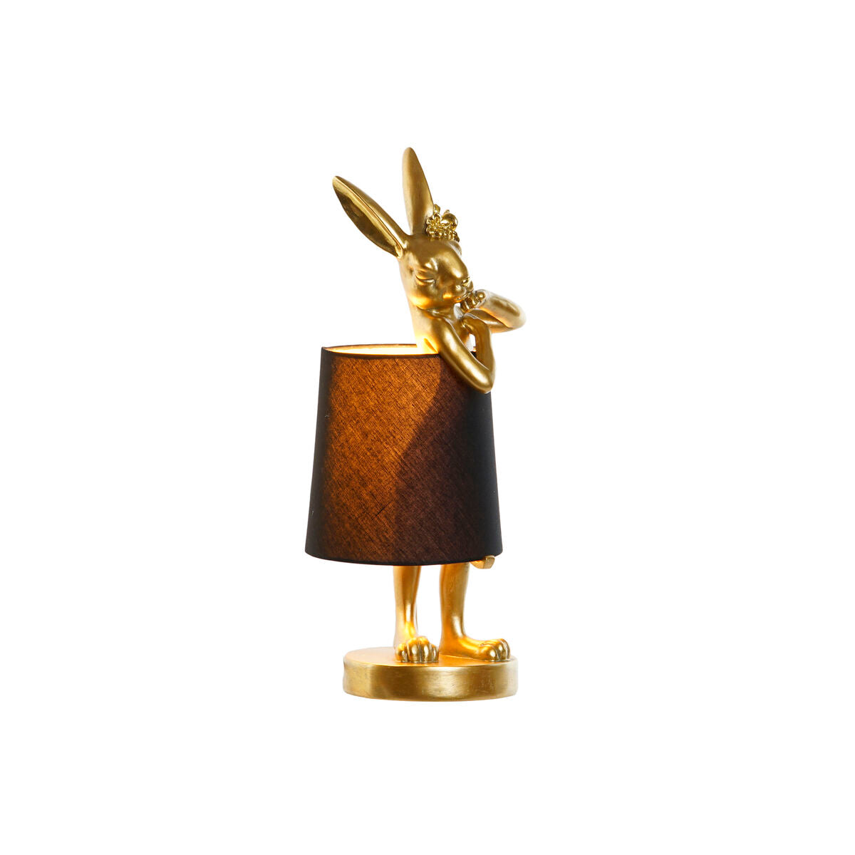 Desk lamp Home ESPRIT Black Golden Resin 40 W 220 V 16 x 16 x 43 cm-4