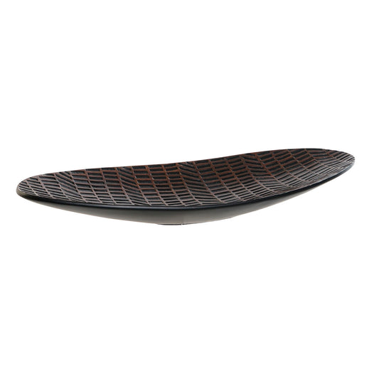 Centerpiece Home ESPRIT Brown Black Resin 48 x 16 x 5 cm-0