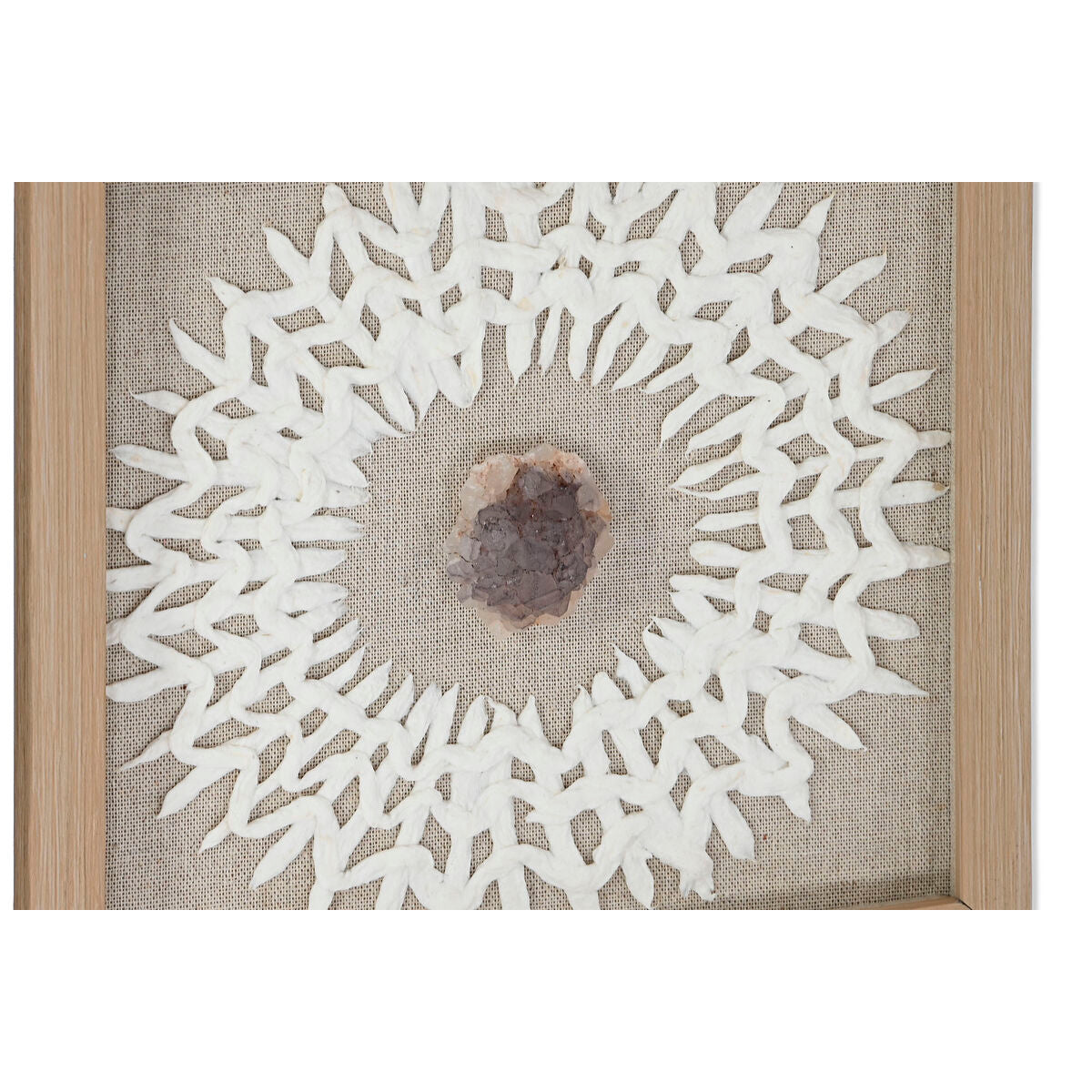 Set of 4 pictures Home ESPRIT Paper Crystal 22 x 2 x 22 cm-2