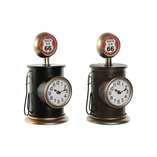 Table clock Home ESPRIT Multicolour Metal-0