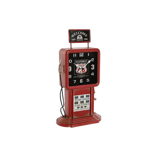 Table clock Home ESPRIT Red Vintage gasolinera-0