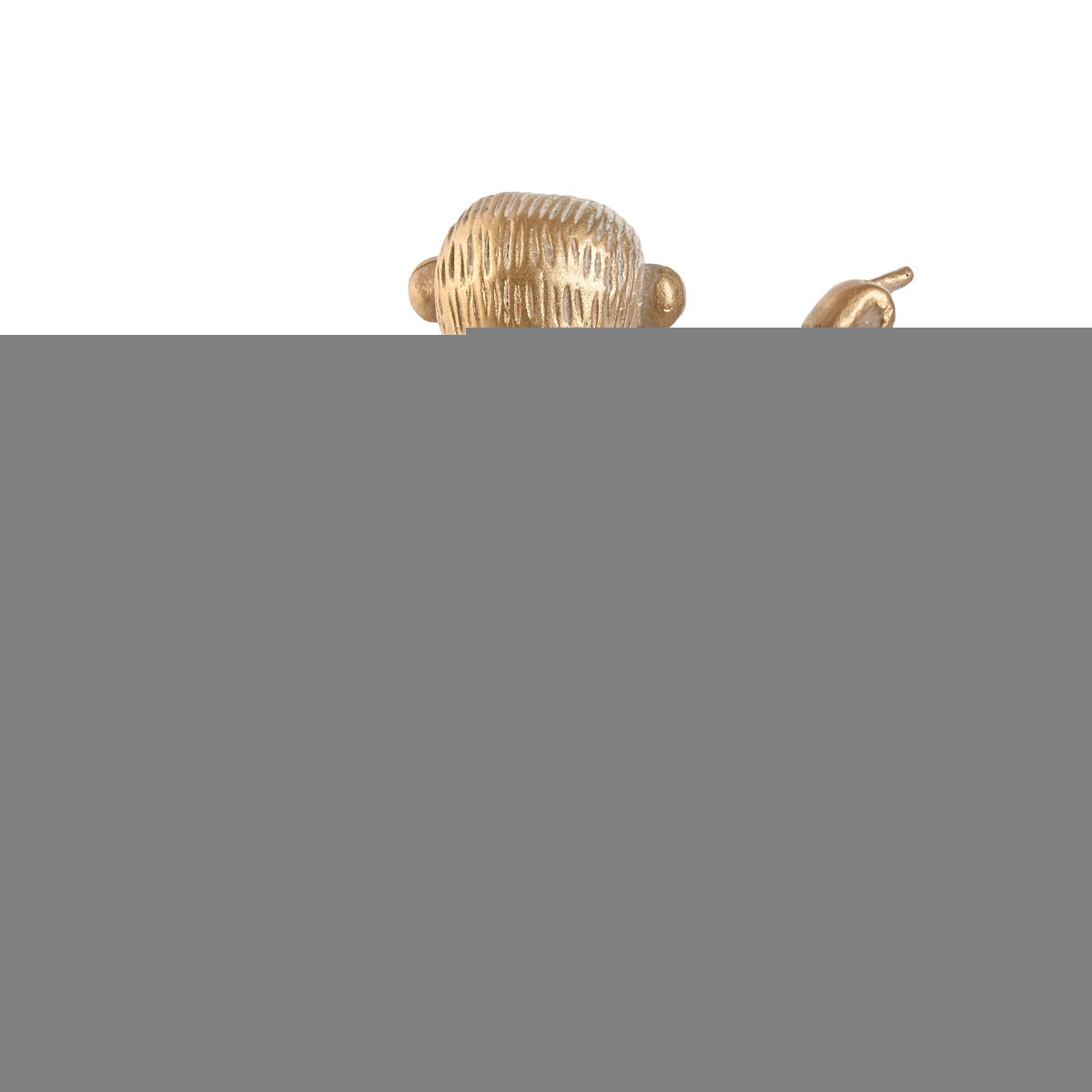 Decorative Figure Home ESPRIT Golden Monkey Tropical 14 x 10 x 14 cm (3 Units)-1