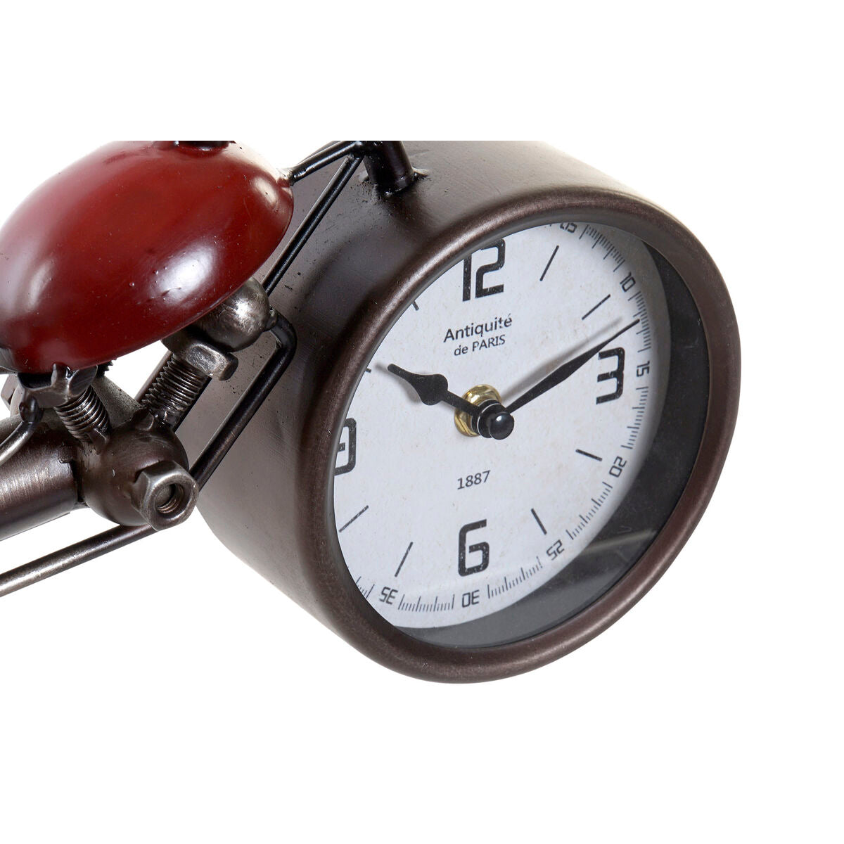 Table clock Home ESPRIT Red Motorbike Vintage-2