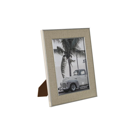 Photo frame Home ESPRIT Silver Crystal polystyrene Romantic 20,5 x 1,5 x 25,5 cm-0