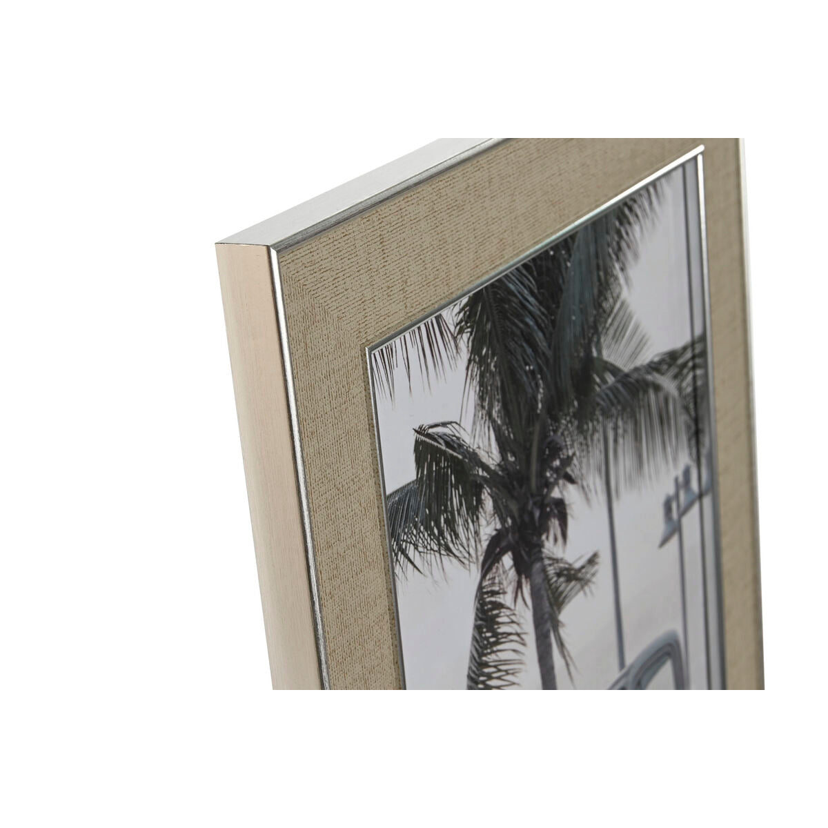 Photo frame Home ESPRIT Silver Crystal polystyrene 25,5 x 1,5 x 30,5 cm-2