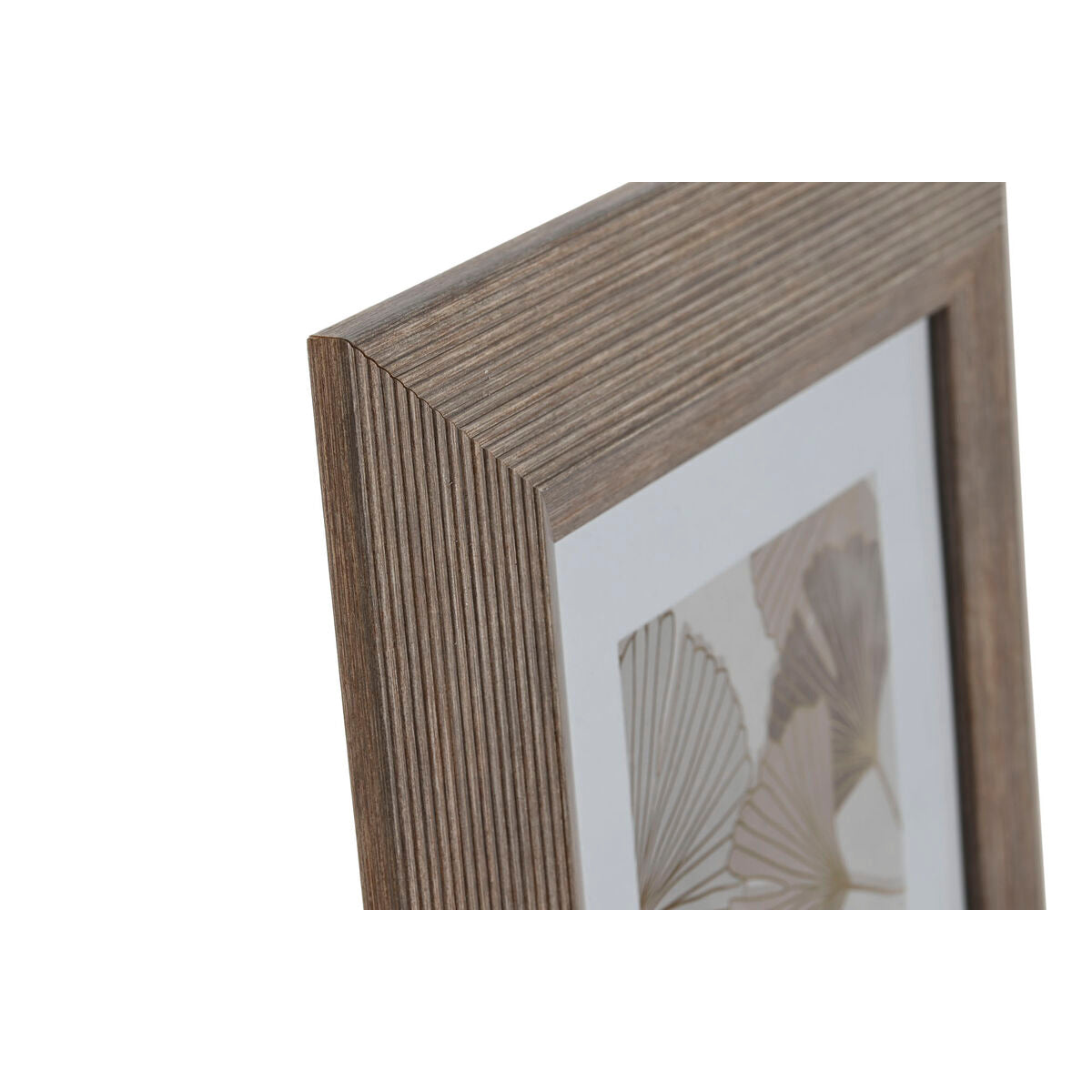 Photo frame Home ESPRIT Natural Crystal polystyrene 21,4 x 1,8 x 26,5 cm-2