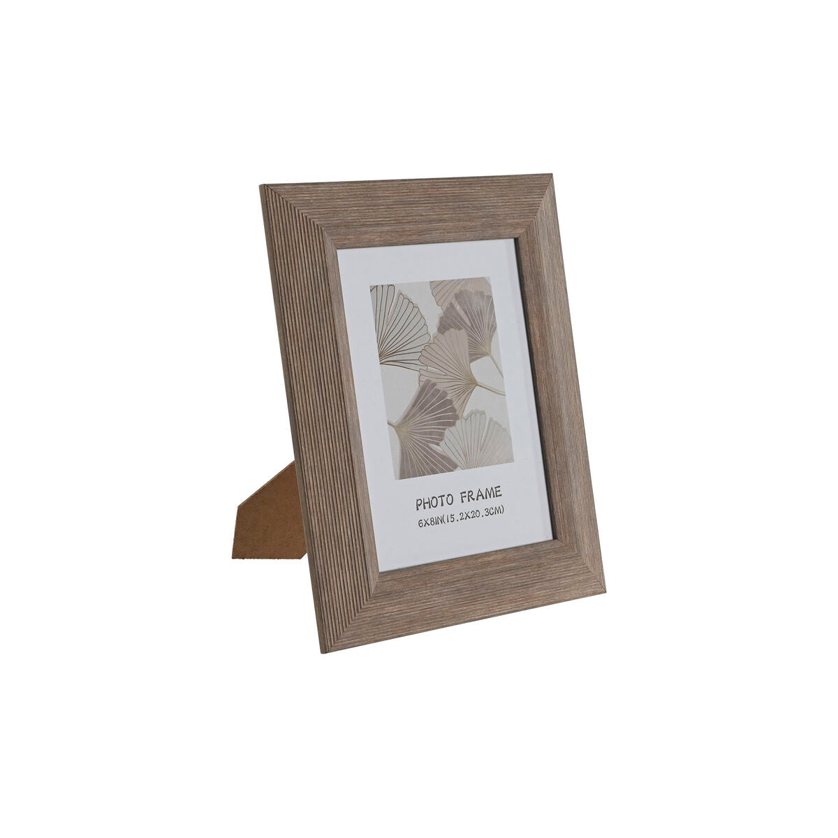 Photo frame Home ESPRIT Natural Crystal polystyrene 21,4 x 1,8 x 26,5 cm-0