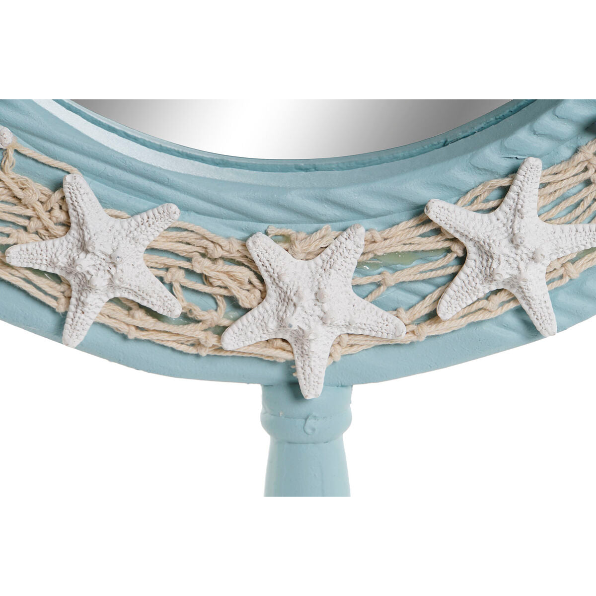Wall mirror Home ESPRIT Sky blue Mediterranean 42,5 x 3 x 42,5 cm-2