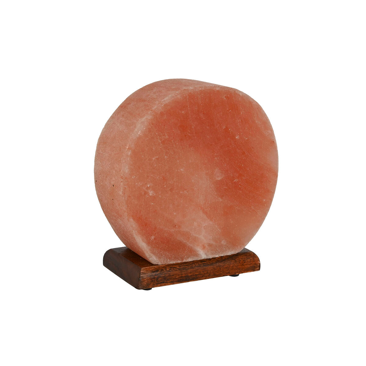Desk lamp Home ESPRIT Brown Pink Salt Mango wood 15 W 220 V 16 x 7 x 18 cm-2