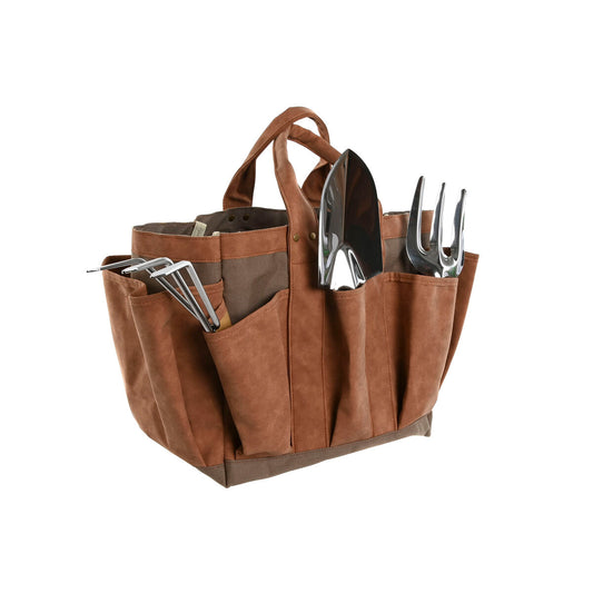 Tool Holder Home ESPRIT Bag Garden Brown 47 x 18 x 27 cm-1