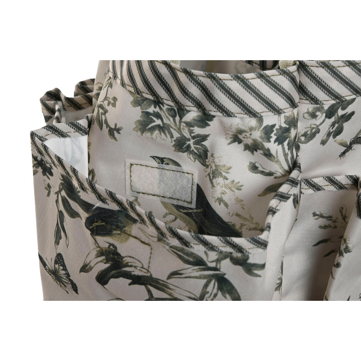 Tool Holder Home ESPRIT Garden Basket Green Beige 47 x 18 x 27 cm-3