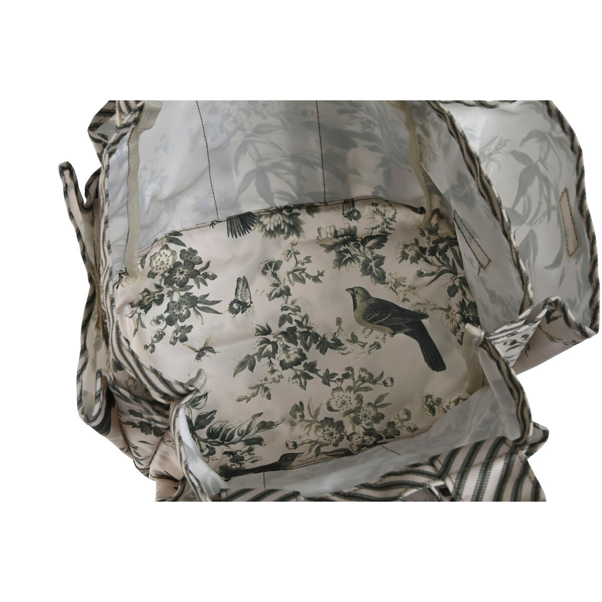 Tool Holder Home ESPRIT Garden Basket Green Beige 47 x 18 x 27 cm-2