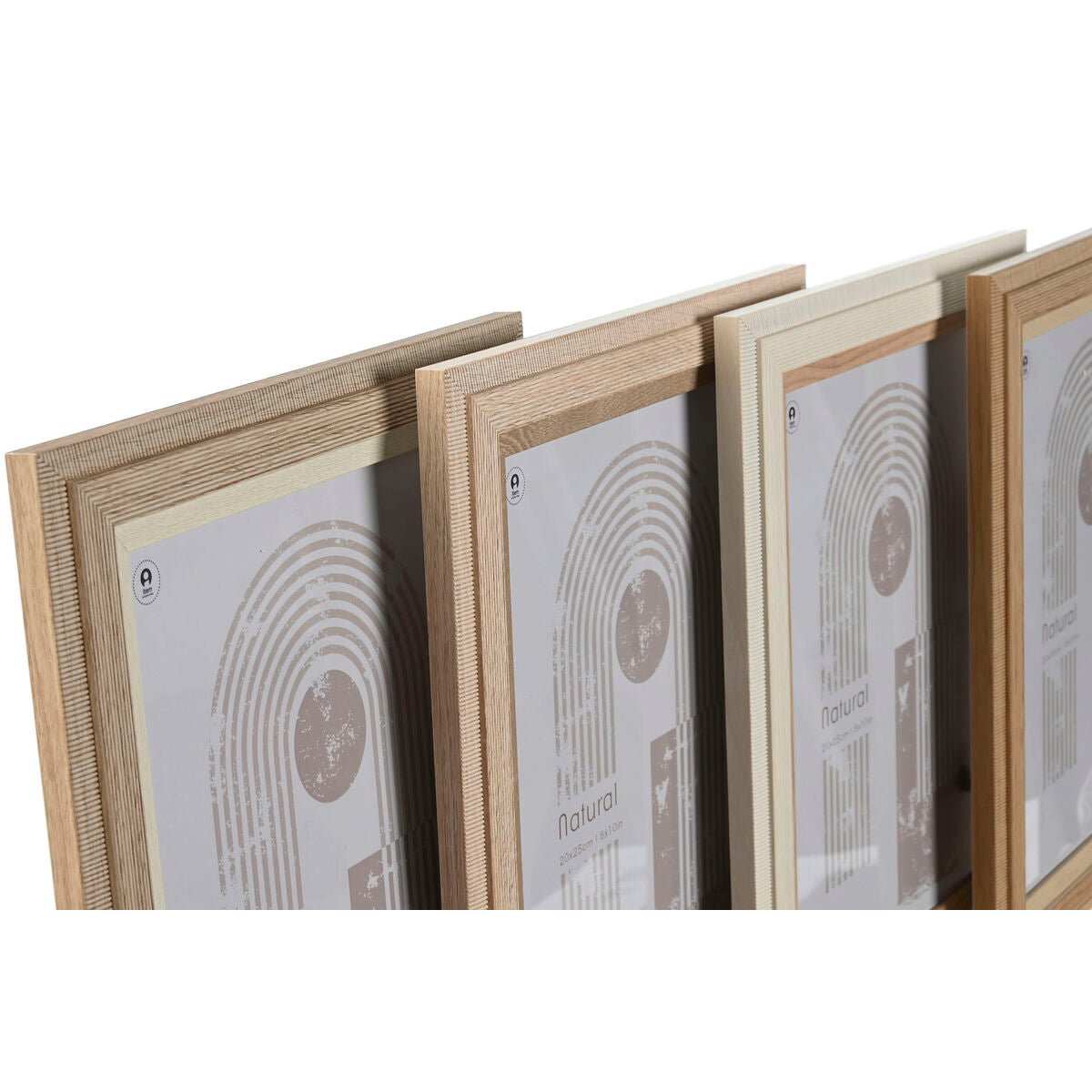 Photo frame Home ESPRIT Crystal MDF Wood Scandinavian 23 x 2,8 x 28 cm (4 Units)-2